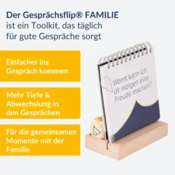 Warum es sich lohnt den Gesprächsflip FAMILIE zu nutzen. Drei Gründe.